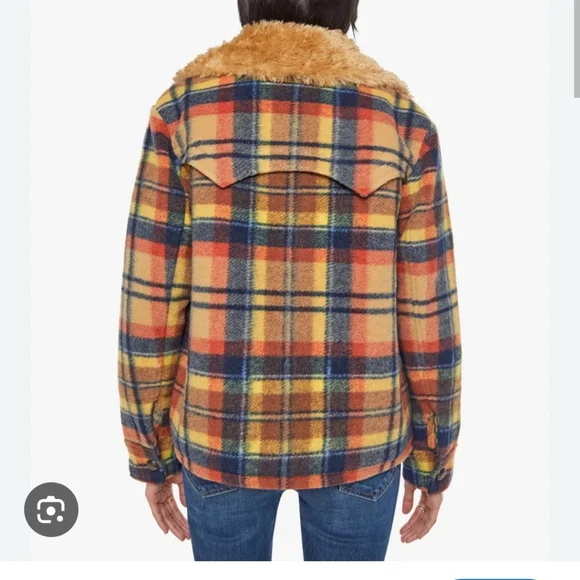 NWT Mother The After School Special Plaid Jacket - Picture 5 of 16